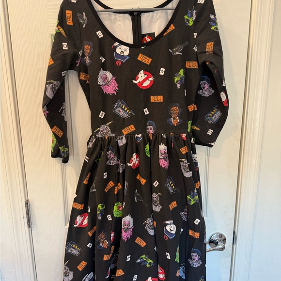 Vixen by Micheline Pitt Ghostbusters novelty print swing dress - small - Picture 2 of 6
